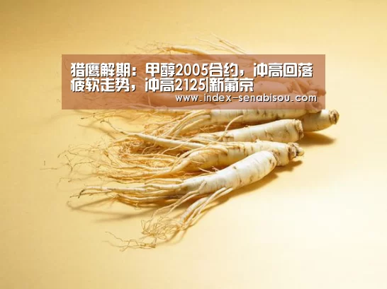 猎鹰解期：甲醇2005合约，冲高回落疲软走势，冲高2125|新葡京